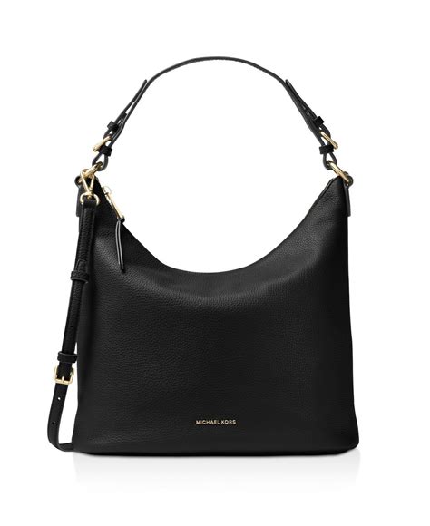 michael kors lupita large hobo|MICHAEL Michael Kors Lupita Large Leather Hobo .